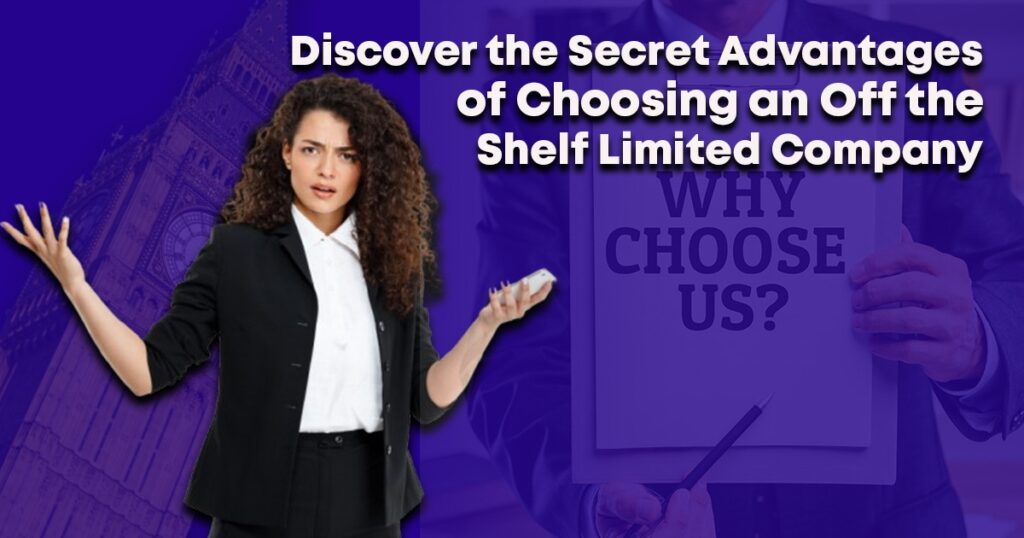 off the shelf limited company with bank account